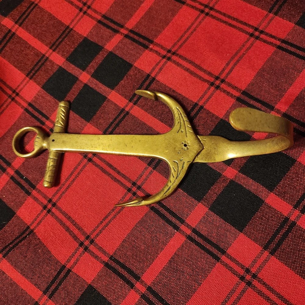 Solid Brass Anchor Wall Hook
